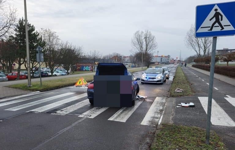 potrącenie na pasach