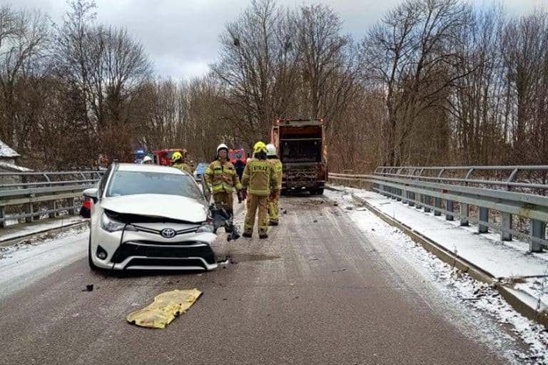zderzenie na moście