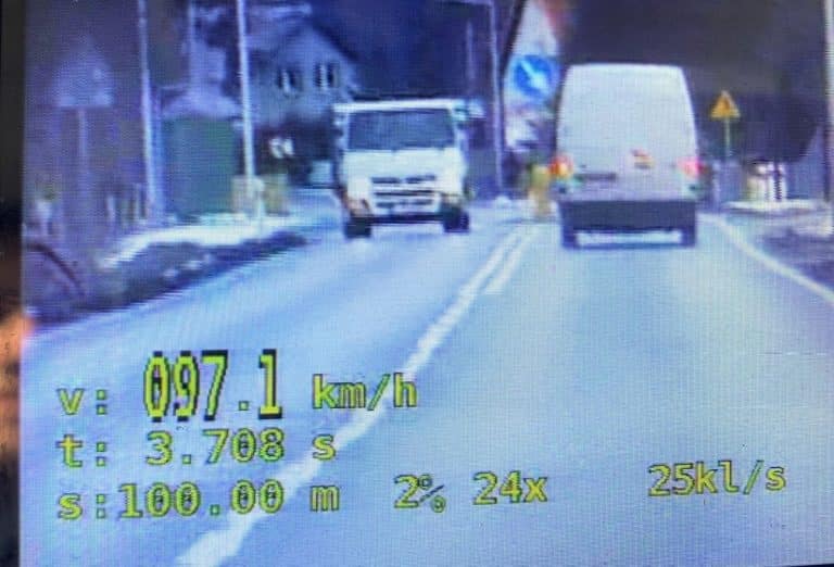 przekroczenie prędkości