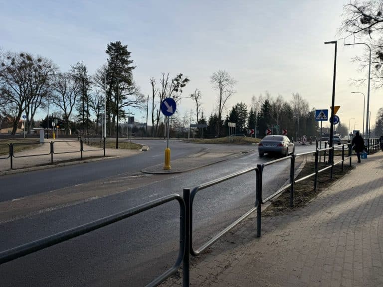 przebudowa drogi i ronda