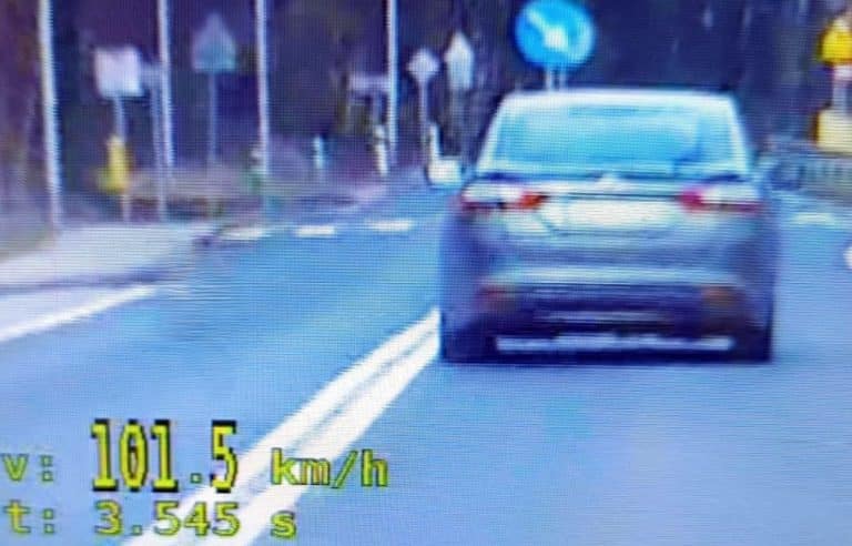 przekroczenie prędkości