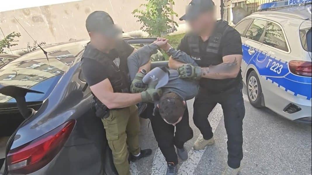 aresztowany za napad na bankomat