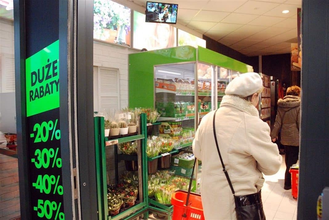 wejście do biedronki