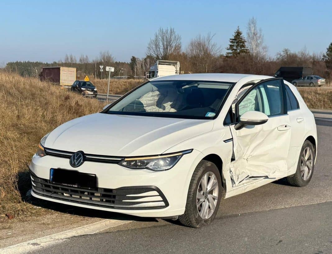 kolizja pod Olsztynem