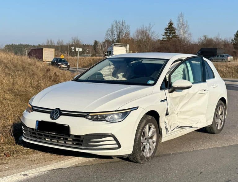 kolizja pod Olsztynem