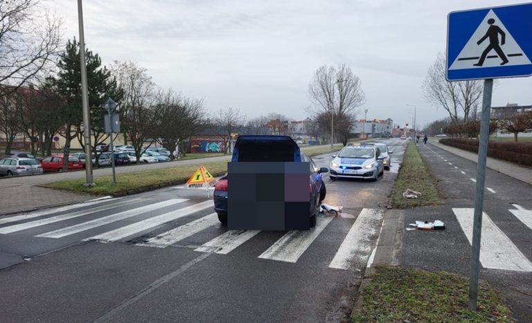 potrącenie na przejściu dla pieszych