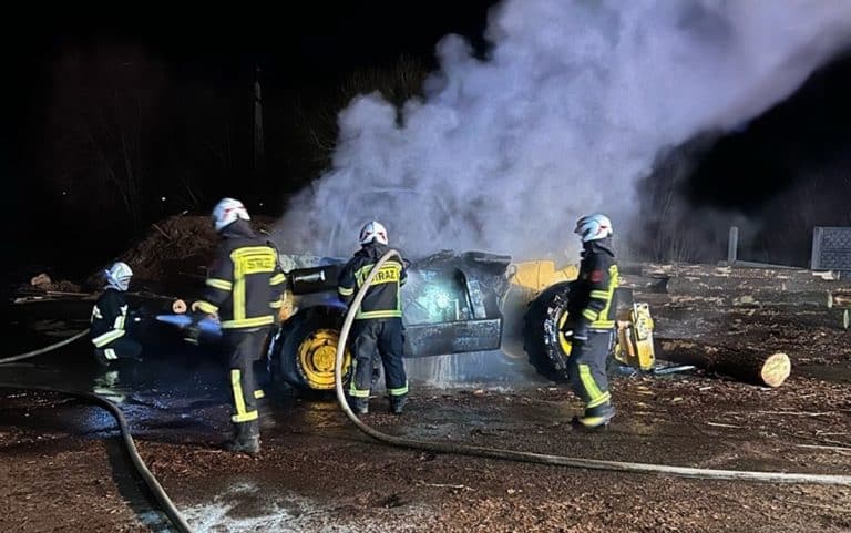 pożar pojazdu