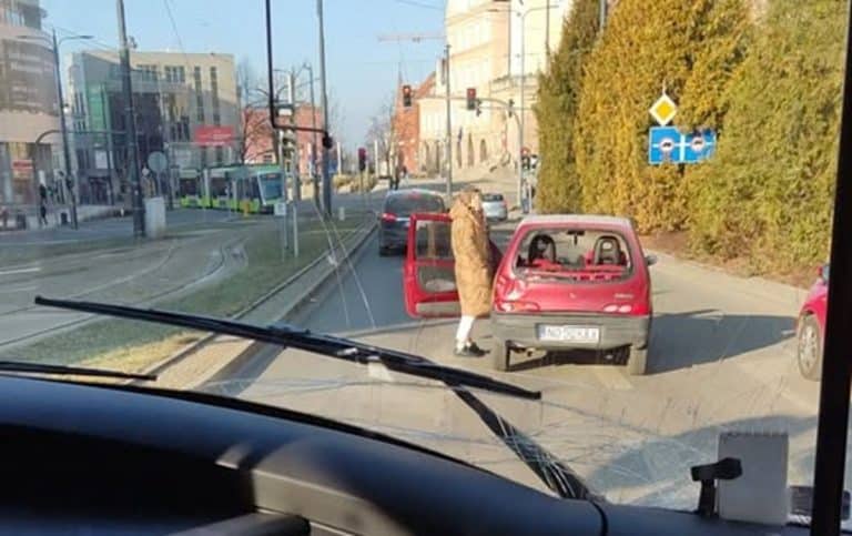 wypadek w centrum Olsztyna