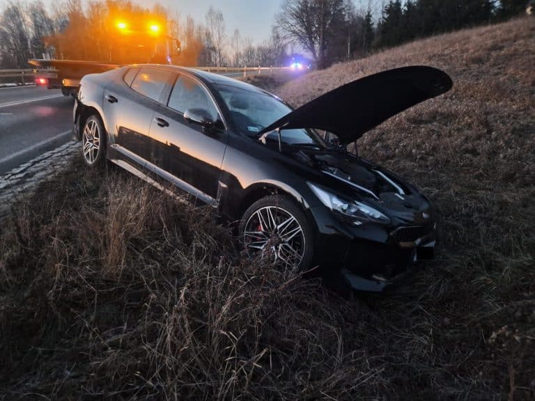 zderzenie w gminie Dywity