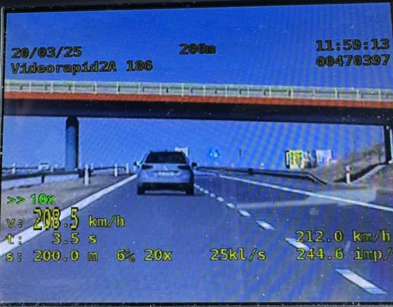 przekroczenie prędkości na S7