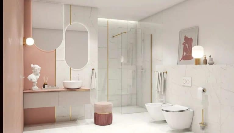 łazienka minimalistyczna