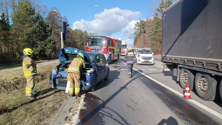 kolizja pod Olsztynem