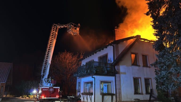 pożar domu