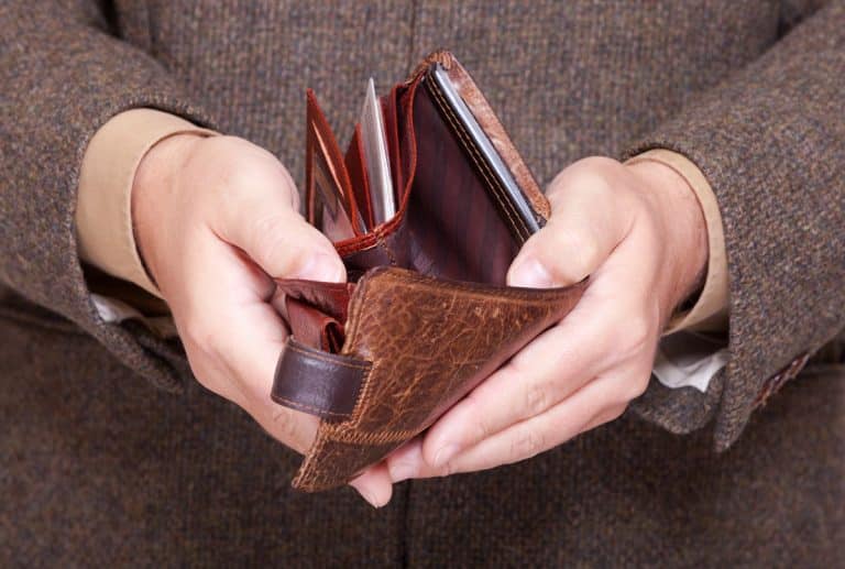 pusty portfel