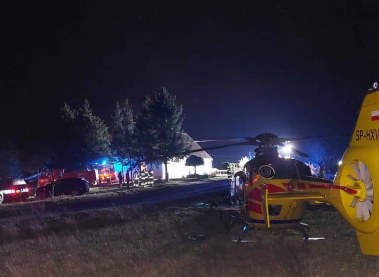 LPR na miejscu pożaru