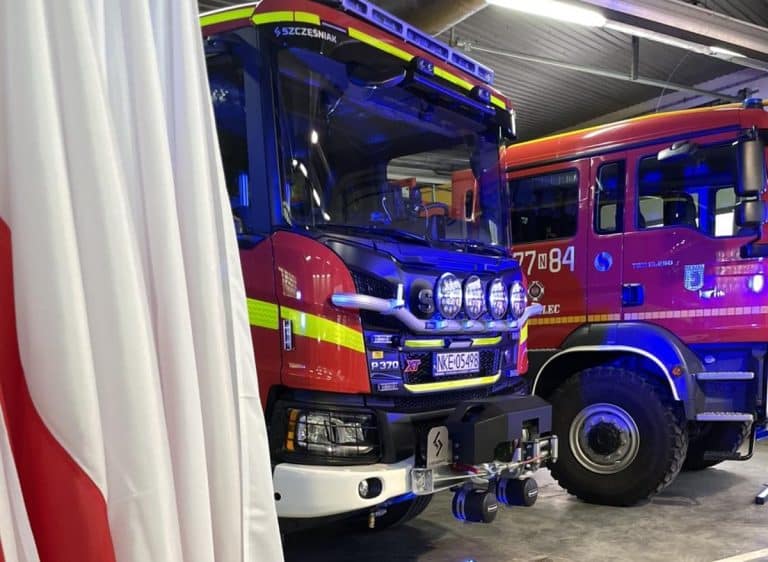 nowy wóz strażacki