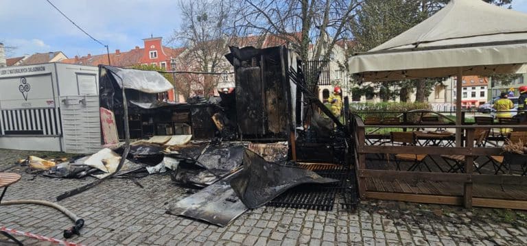 spłonął foodtruck