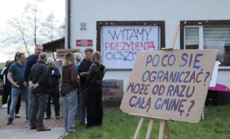 sprzeciw wobec poszerzenia granic Olsztyna