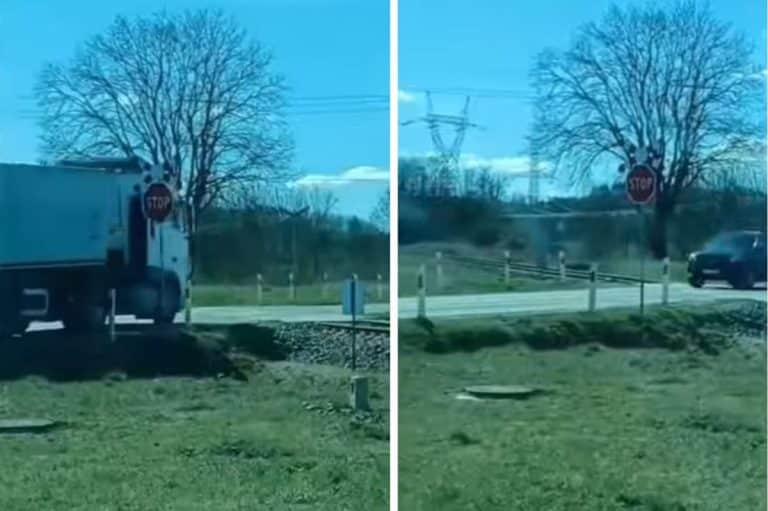 auta nie zatrzymują się na znaku STOP