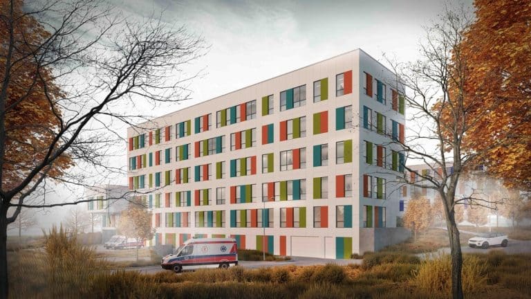 projekt oddziału w Szpitalu Dziecięcym w Olsztynie