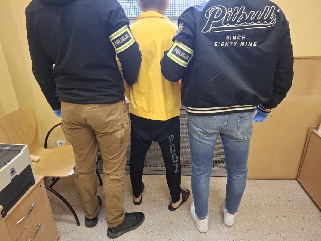 jeden z aresztowanych za rozbój