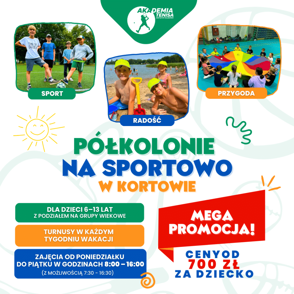 Zapisz swoje dziecko i podaruj mu najlepsze wakacyjne wspomnienia. - Sportowe półkolonie w Kortowie – wakacje, które Twoje dziecko zapamięta na długo