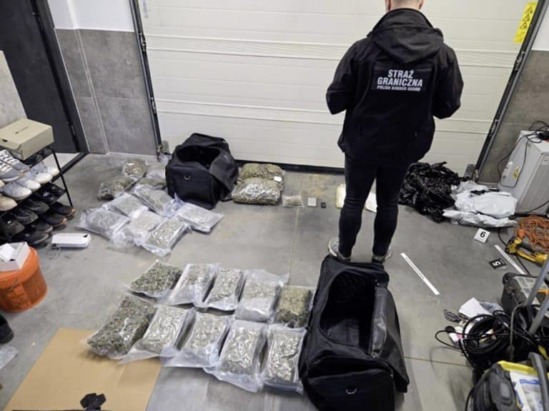 Skonfiskowane substancje odurzające