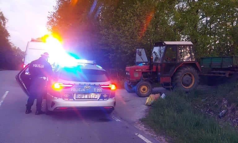 zatrzymanie traktorzysty