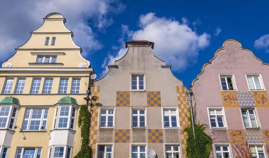 kamienice na Starym Mieście w Olsztynie