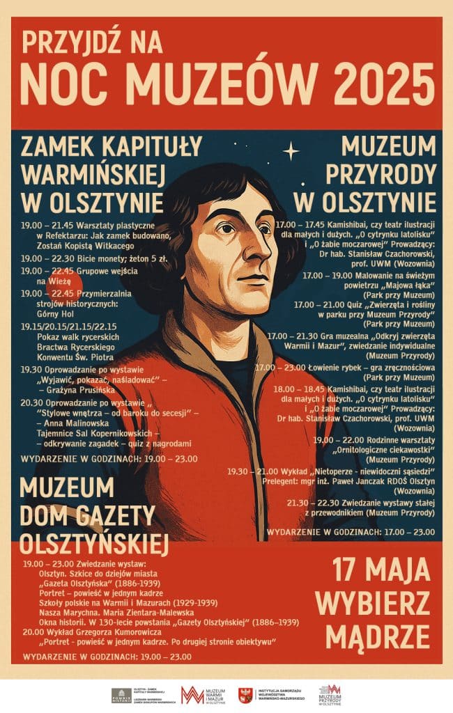 Niezwykła noc pełna tajemnic – zobacz, co przygotowały muzea na Warmii i Mazurach. - Noc Muzeów na Warmii i Mazurach – sposób na niezapomniany sobotni wieczór