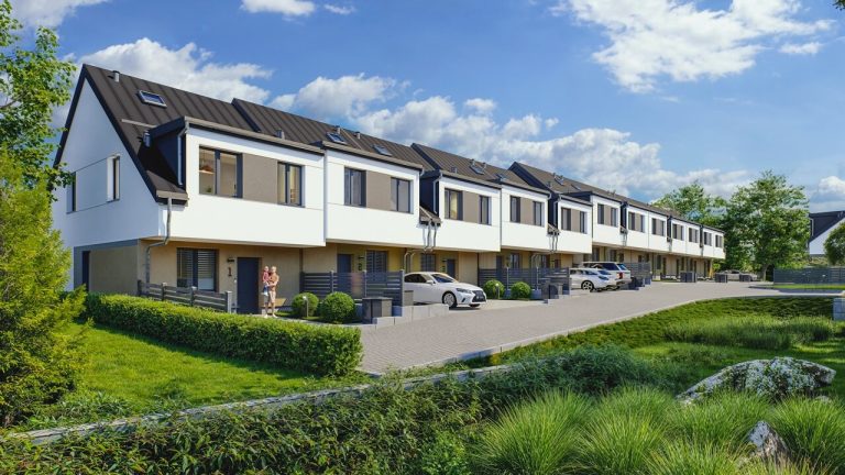 Nowe osiedle domków Greenfields Park przy ul. Antonowicza