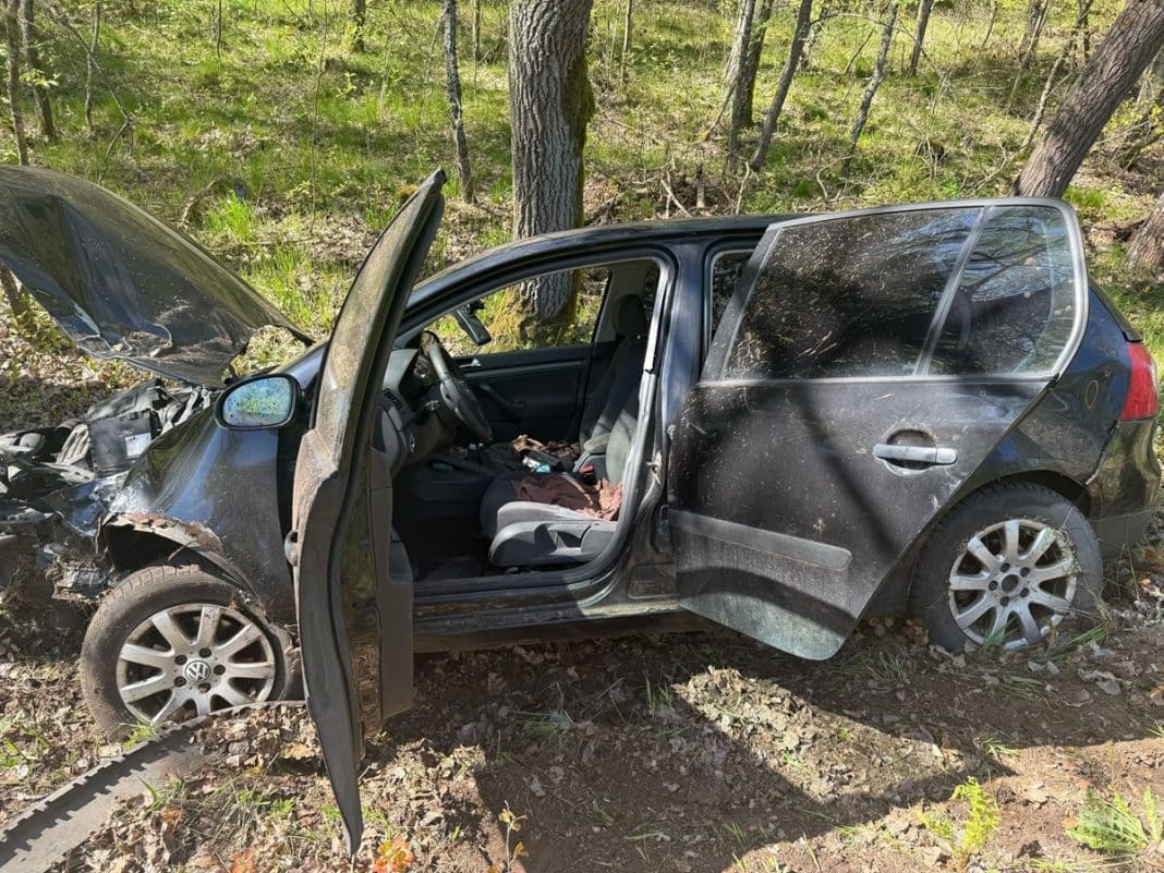 wypadek w powiecie mrągowskim