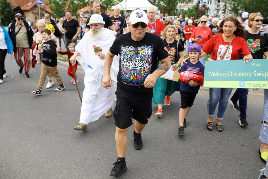 Rondo WOŚP już oficjalnie na mapie Olsztyna. - Jerzy Owsiak otworzył Plac Wielkiej Orkiestry Świątecznej Pomocy w Olsztynie