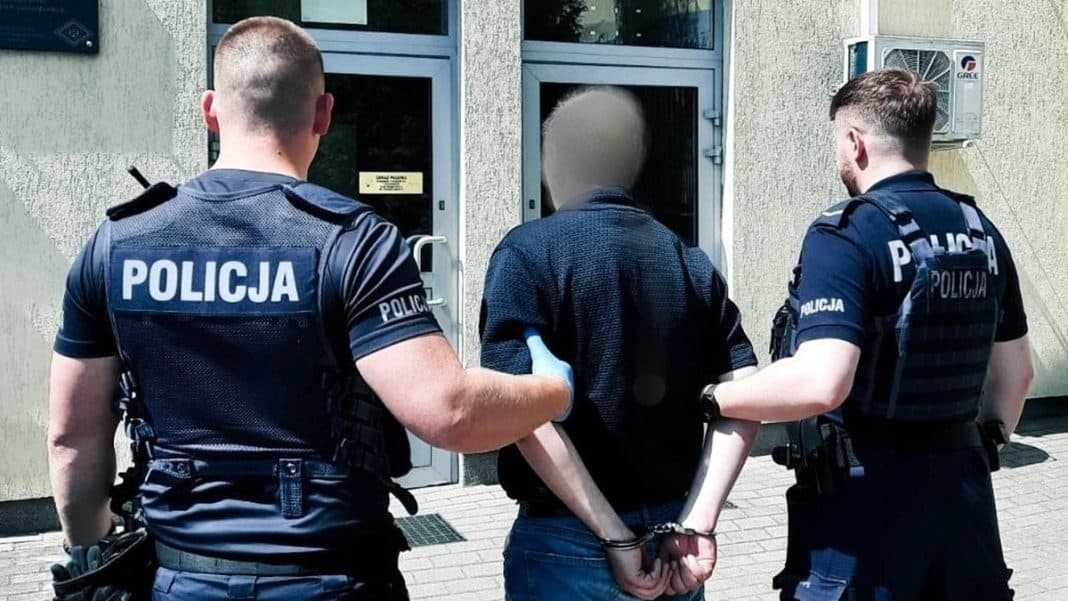 zatrzymanie podejrzanego za kradzieże