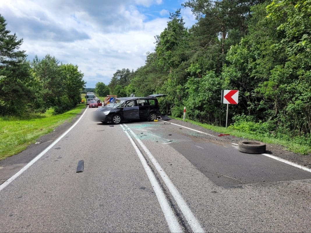 wypadek pod Ostródą