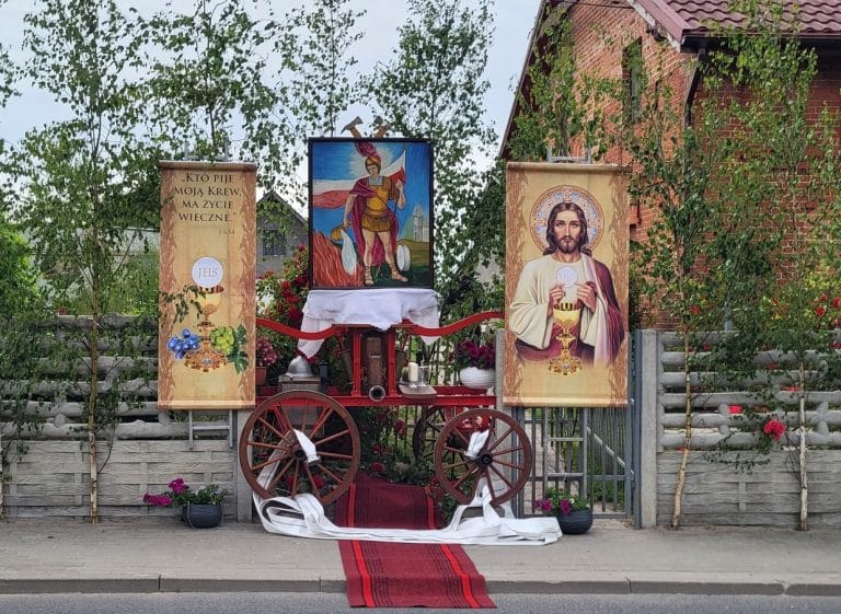 stacja procesji Bożego Ciała