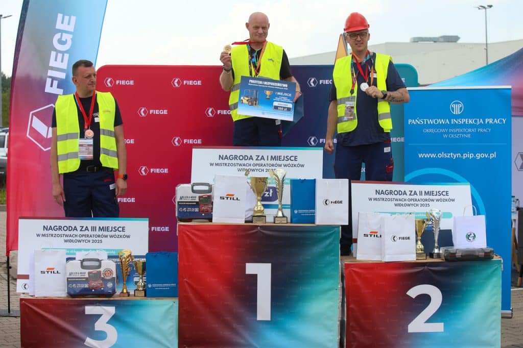 To pierwsza edycja tej niecodziennej rywalizacji. - Niezwykłe zawody pod Olsztynem. Pierwsze Mistrzostwa Operatorów Wózków Widłowych