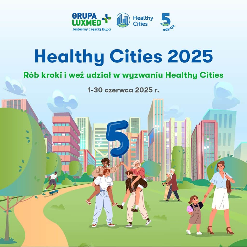 Dołącz do wyzwania, a posadzą drzewo za Ciebie. - Olsztyn rusza po zwycięstwo w Healthy Cities. Wystarczą Twoje kroki