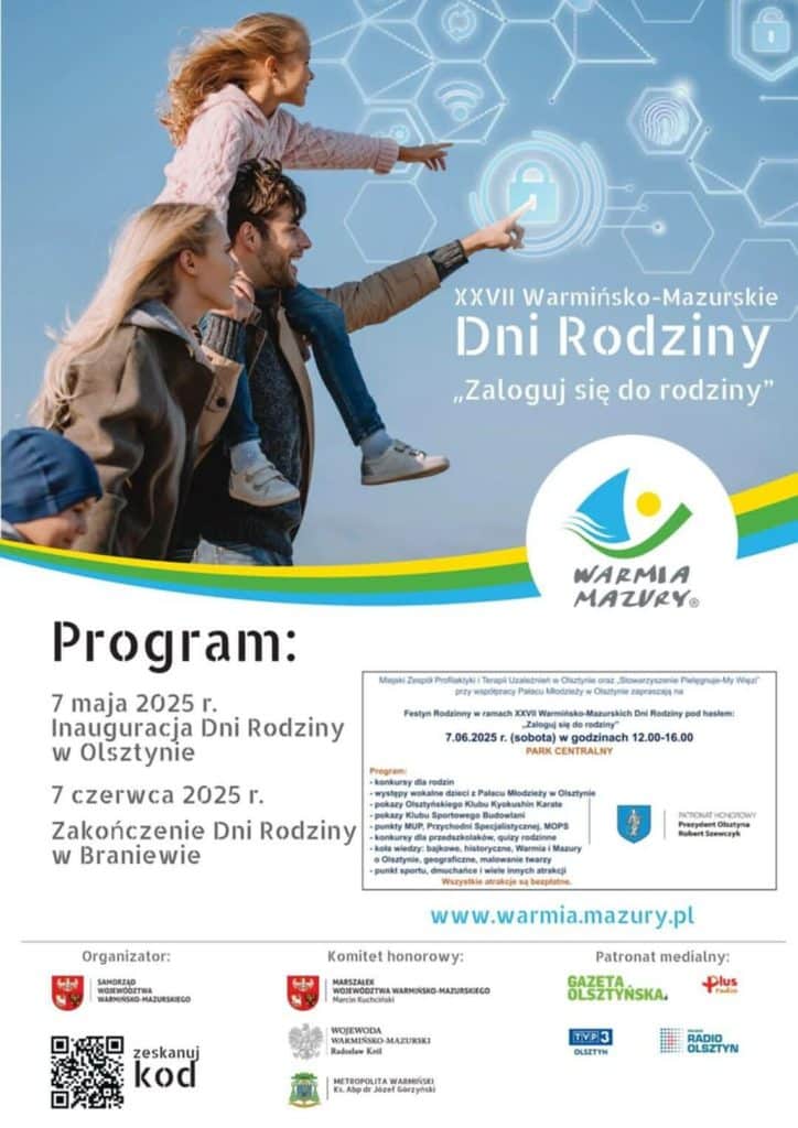 XXVII Warmińsko-Mazurskie Dni Rodziny. - Wielkie święto rodzin w Olsztynie – Park Centralny opanują atrakcje i zabawa!