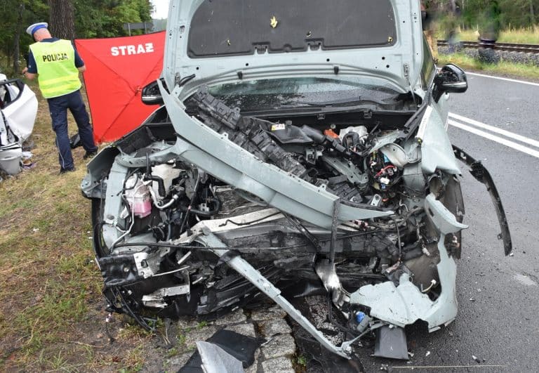 zderzenie na dk58 pod Piszem