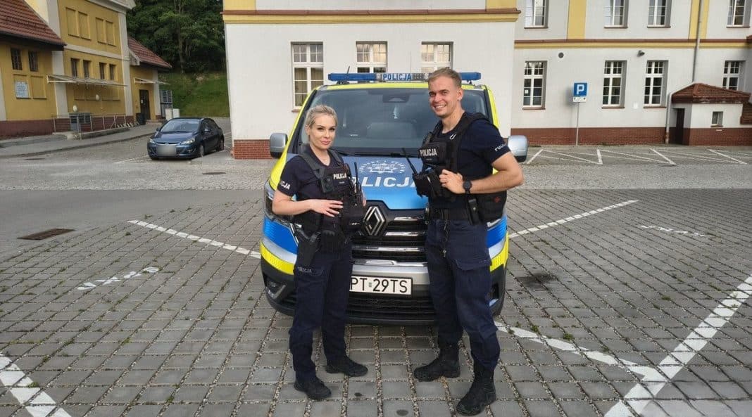 asp. Barbara Janocha i post. Patryk Trzonkowski