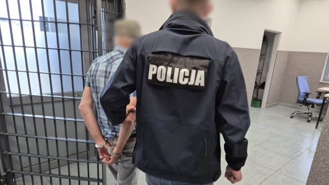 aresztowanie mężczyzny