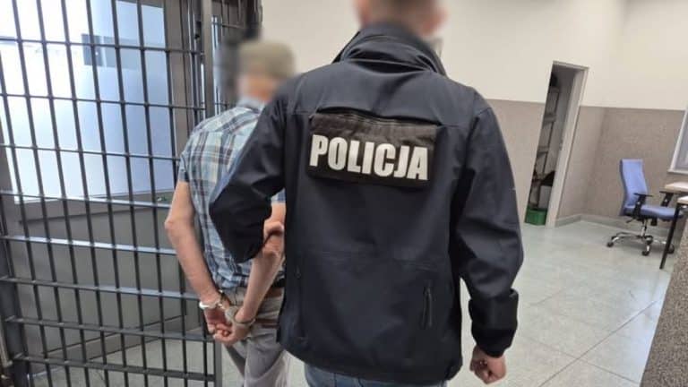 aresztowanie mężczyzny