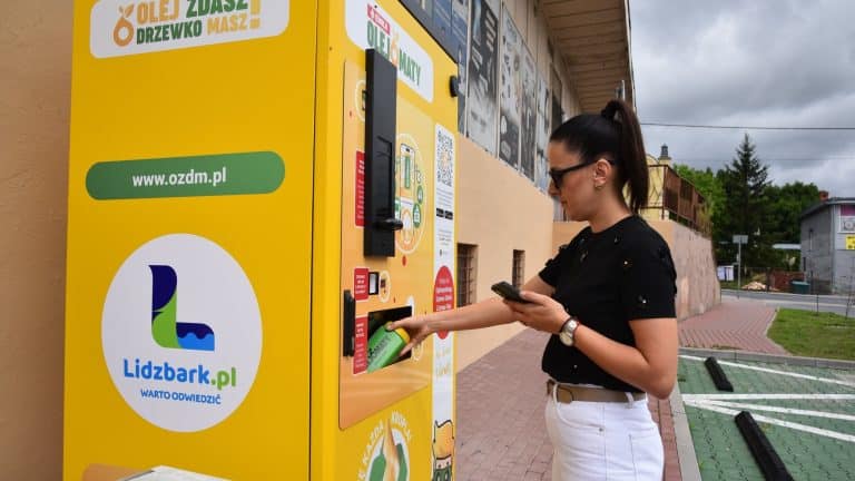 w Lidzbarku można oddać zużyty olej.