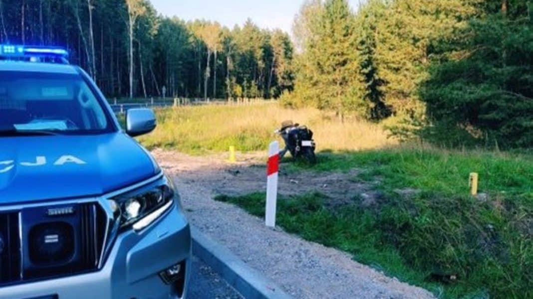 zdarzenie z udziałem motocyklisty