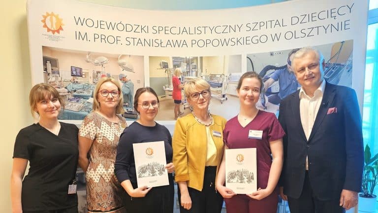 studentki na praktykach w Szpitalu Dziecięcym w Olsztynie