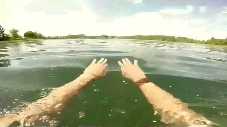 utonięcie w jeziorze