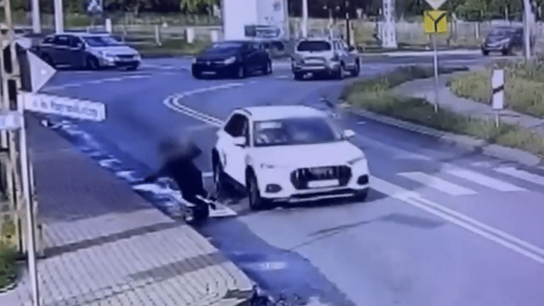 19-latek wtargnął na pasy i uderzył w auto