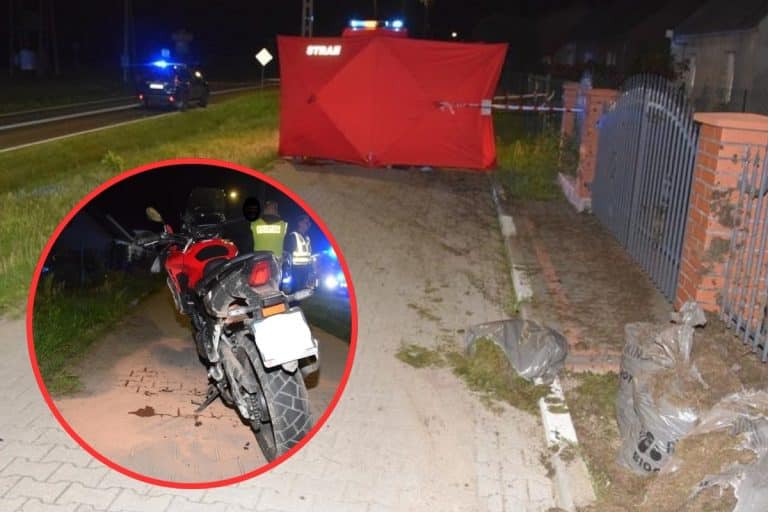 zginęła para na motocyklu