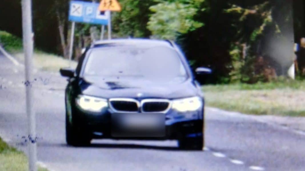 bmw przekroczyło dozwoloną prędkość